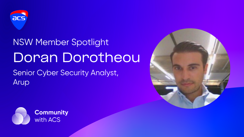 NSW Member Spotlight Doran Dorotheou