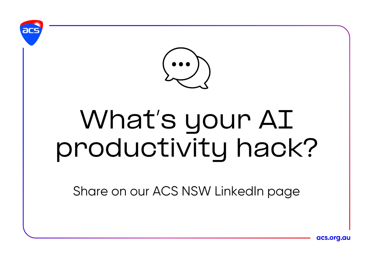 ACS NSW LinkedIn conversations